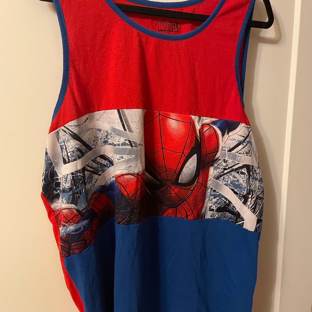 Marvel Red and Blue Spider-Man Graphic Tank